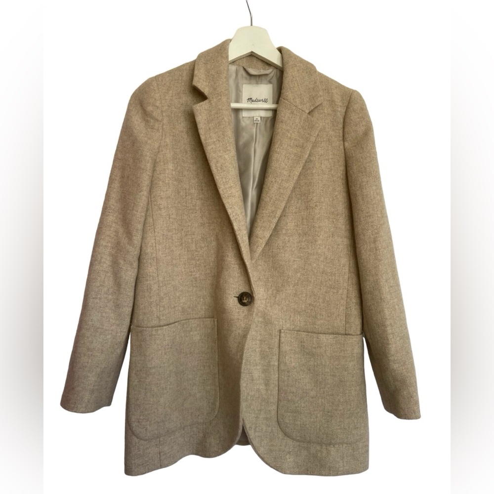 Madewell Tan Blazer